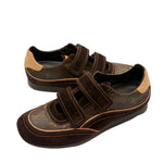 Load image into Gallery viewer, Louis Vuitton Brown Monogram Canvas and Suede Trainer (Pre-owned)
