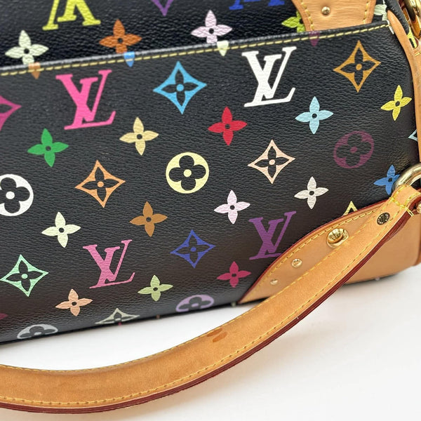 Louis Vuitton Black Monogram Multicolore Beverly MM Bag (Pre-owned) 3CRB4G7