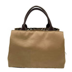 Load image into Gallery viewer, Burberry Nova Check Blue Label Handbag Nylon Beige (preowned)
