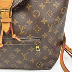 Load image into Gallery viewer, Louis Vuitton Monogram Canvas Montsouris MM NM Backpack Bag (Like new) 3TJM6TV
