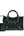 Balenciaga Classic Mini City Dark Green Leather and Patent Leather Bag (Pre-owned) 6C6VC4K