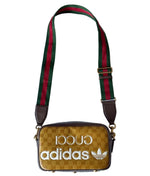 Load image into Gallery viewer, Gucci x adidas Small Shoulder Bag Beige/Brown (Like new) Q4BTY4X
