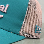 Load image into Gallery viewer, New Era 9Forty x SF "Mahal Kita" Trucker Hat Teal
