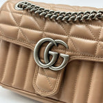 Load image into Gallery viewer, Gucci mini GG Marmont shoulder Bag Beige (Like new) YBXDCHG
