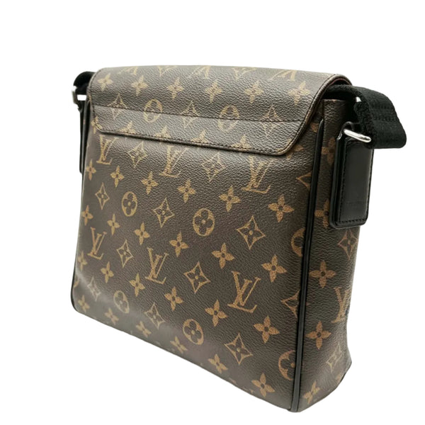 Louis Vuitton Monogram Macassar Canvas District PM Messenger Bag (Like new)