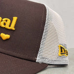 Load image into Gallery viewer, New Era 9Forty x SF "Mahal Kita" Trucker Hat Brown
