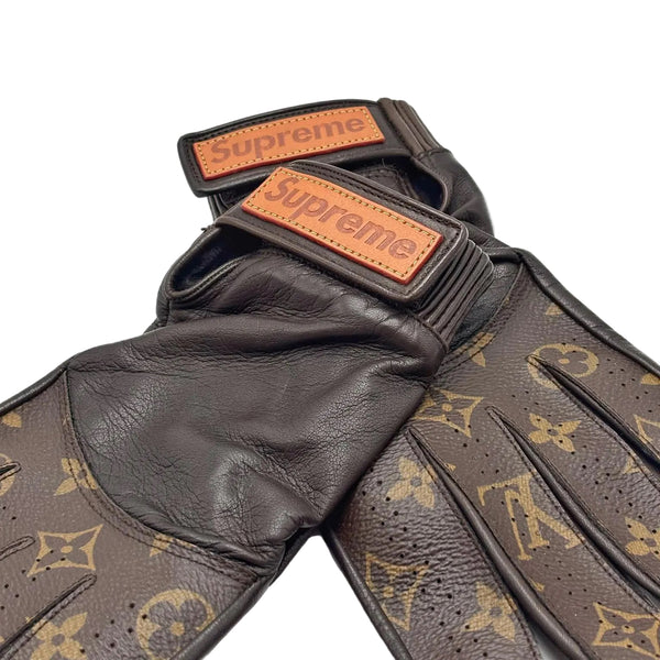 Supreme x Louis Vuitton Baseball Gloves Brown
