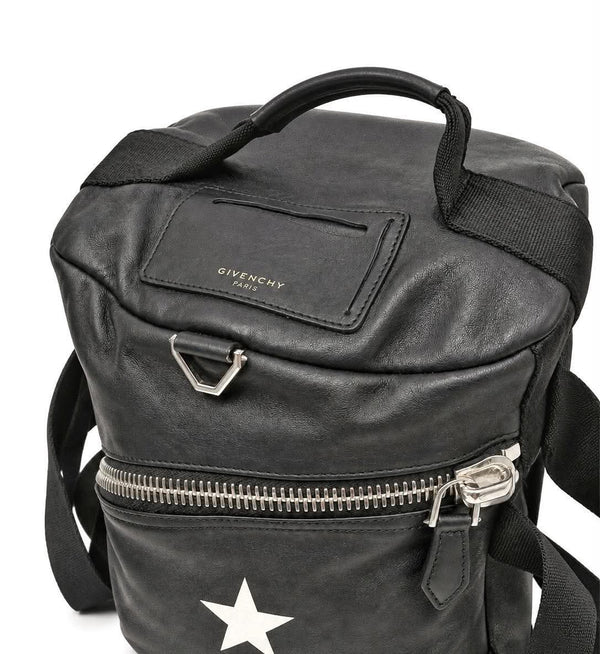Givenchy Black Leather Convertible Duffle Backpack Bag (Pre-owned) CBQ9V6V