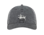 Load image into Gallery viewer, Stussy Basic Washed Low Pro Cap Charcoal
