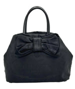 Load image into Gallery viewer, Prada Jacquard Bow-Embellished Nylon Reversible Handbag (Pre-owned) W74CB4R
