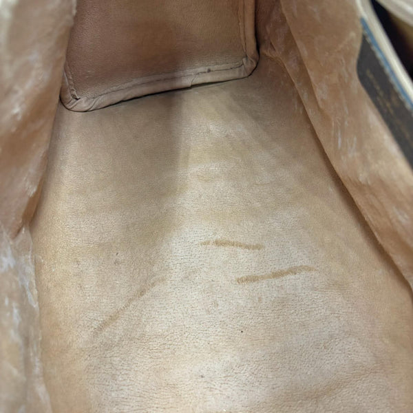 Gucci Beige/Ebony GG Coated Canvas Vintage Boston Bag (Pre-owned)