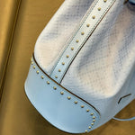 Load image into Gallery viewer, Gucci Bright Diamante Medium Bucket Bag Great White (Brandnew)
