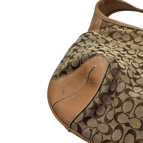 Coach Signature sufflette leather handbag