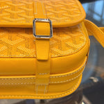 Load image into Gallery viewer, Goyard Goyardine Belvedere PM Shoulder Bag Yellow (Pre-Owned)
