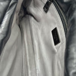 Load image into Gallery viewer, Prada Black Nappa Bomber Leather Flap Bag (Like new) YMJX29G
