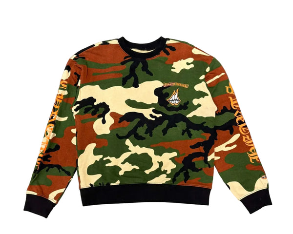 Chrome Hearts x Matty Boy Caution Crewneck Camo (Like new)