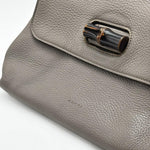 Load image into Gallery viewer, Gucci Small Leather Bamboo Daily satchel (Pre-owned) 2J7Y9QX
