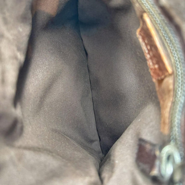 Gucci Messenger Bag GG Supreme Canvas Leather (Pre-owned)