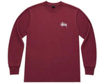 Load image into Gallery viewer, Stussy Stock Longsleeve Maroon
