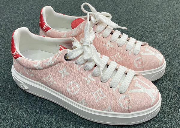 Louis Vuitton Trainer Time Out Monogram Pink (Women's)