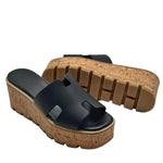 Load image into Gallery viewer, Hermes Eze 30 Sandal Black

