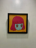 Load image into Gallery viewer, Yeo Kaa TILES Girl Orange on the mosaic

