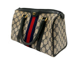 Load image into Gallery viewer, Gucci Boston Handbag GG monogram Canvas Leather (Pre-owned) KT4KWC3
