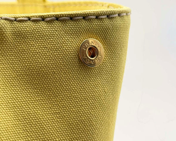 Prada 2000 Canapa tote bag Yellow (Like new)