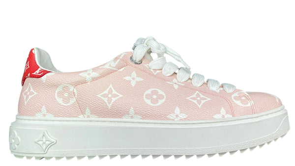 Louis Vuitton Trainer Time Out Monogram Pink (Women's)