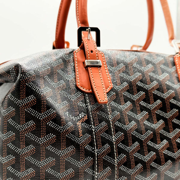 Goyard Bowling 45 bag Black & Tan (Like new) 4BT6W4