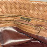 Load image into Gallery viewer, Bottega Veneta Beige Intrecciato Woven Leather Pouch Clutch Bag (Pre-owned)

