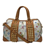 Load image into Gallery viewer, Louis Vuitton White Monogram "Murakami" Multicolore Courtney GM Bag (Pre-owned) CMVB4VW
