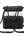 Chanel Black Quilted Crumpled Leather & Transparent PVC Vanity Flap Backpack Bag