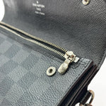 Load image into Gallery viewer, Louis Vuitton Damier Graphite Canvas Accordion Wallet (Like new) DTC8Y7Y

