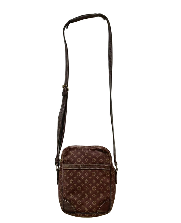 Louis Vuitton Ebene Monogram Mini Lin Canvas Danube Bag (Pre-owned)