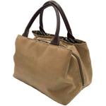Load image into Gallery viewer, Burberry Nova Check Blue Label Handbag Nylon Beige (preowned)
