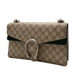 Load image into Gallery viewer, Gucci Dionysus Shoulder Bag GG Supreme Medium Beige/Black (Pre-owned) B4X2RYX
