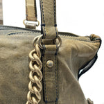Load image into Gallery viewer, Max Mara Olive Green Leather Shoulder Bag (Pre-owned)

