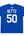 Kaws x Nike MLB Boxy Tee Los Angeles Dodgers (Betts 50)- Deep Royal