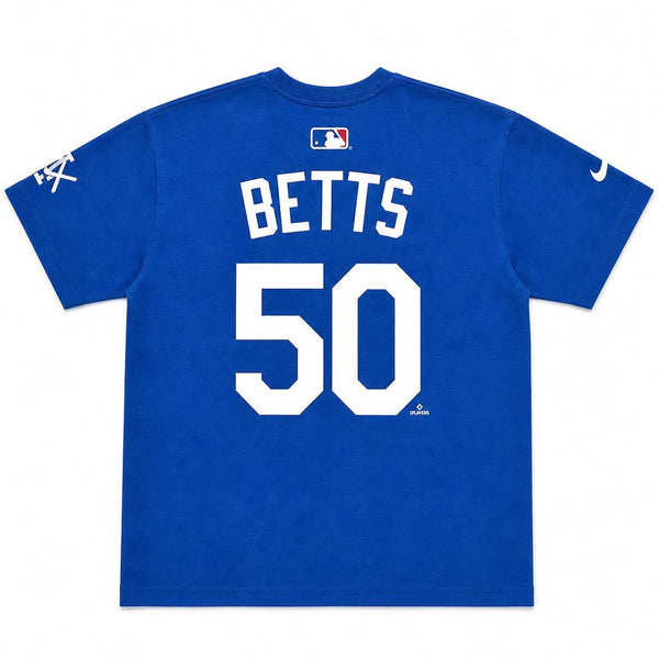 Kaws x Nike MLB Boxy Tee Los Angeles Dodgers (Betts 50)- Deep Royal