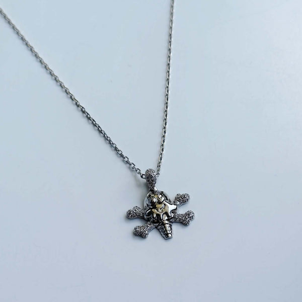 BBC Ice cream x Aporro Iced-out Ice cream Skull Pendant