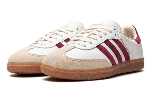 adidas Samba Sporty & Rich White Collegiate Burgundy