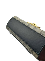 Load image into Gallery viewer, Gucci Small Padlock Shoulder Bag in GG Supreme Canvas &amp; Leather (Like new) HG74VMC
