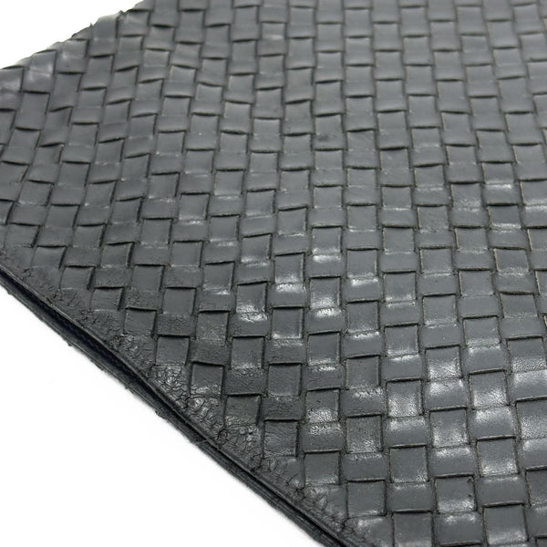 Bottega Veneta Intrecciato Black Messenger Bag (Pre-owned) 4DWB6KM