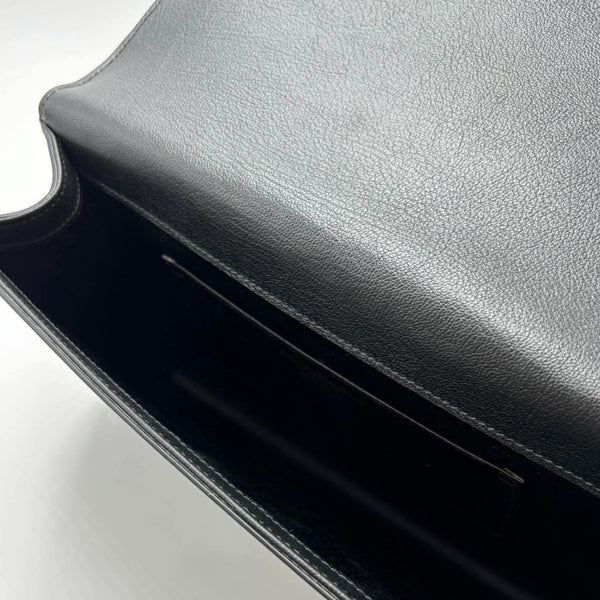 Saint Laurent Belle De Jour Clutch Bag in Black Calfskin Leather (Like new) X86B9JB