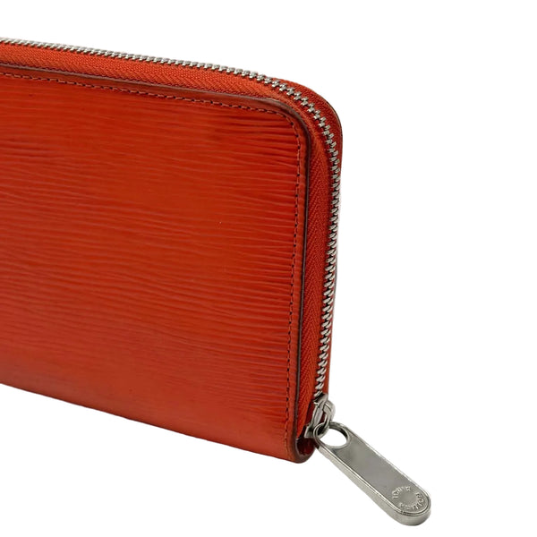 Louis Vuitton Zippy Wallet Ivory Epi Leather Orange (Pre-owned)