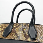 Load image into Gallery viewer, Louis Vuitton  Python/Leather City Streamer MM Noir (Like new) CMTJ609
