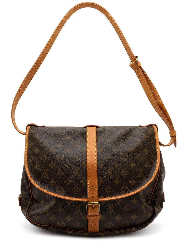 Louis Vuitton Monogram Canvas Saumur 35 Messenger Bag (Like new) GYB93GT