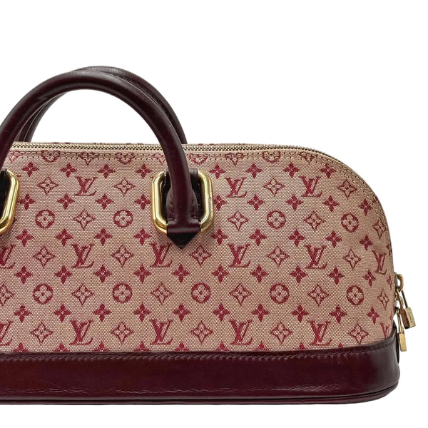 Louis Vuitton Cherry Monogram Mini Lin Horizontal Alma Bag (Pre-owned)