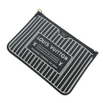 Load image into Gallery viewer, Louis Vuitton Black Neverfull Inside Out Clutch (Like new)

